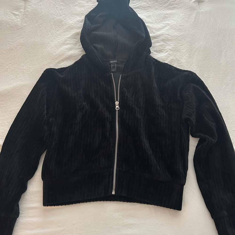 Forever 21 Velour Hoodie